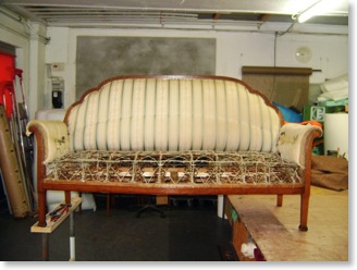 Eine homogene Sitzfläche wird hergestellt